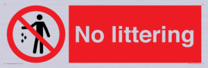 No littering